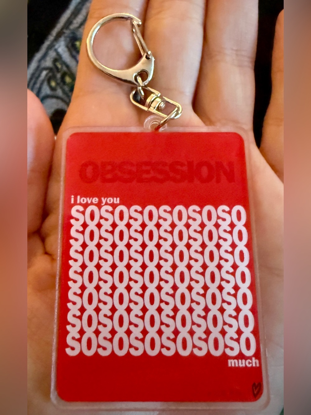OBSESSION Keychain Bagcharm I'M YOUR FREAKY NIKKI Bear Curry Barker Movie Kawaii